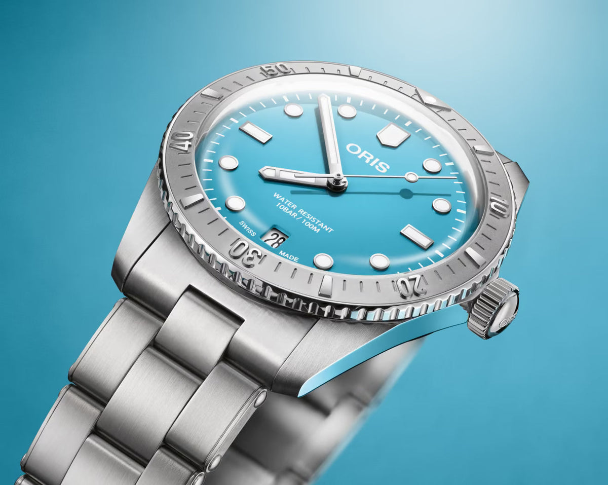 Oris Divers Sixty-Five Cotton Candy